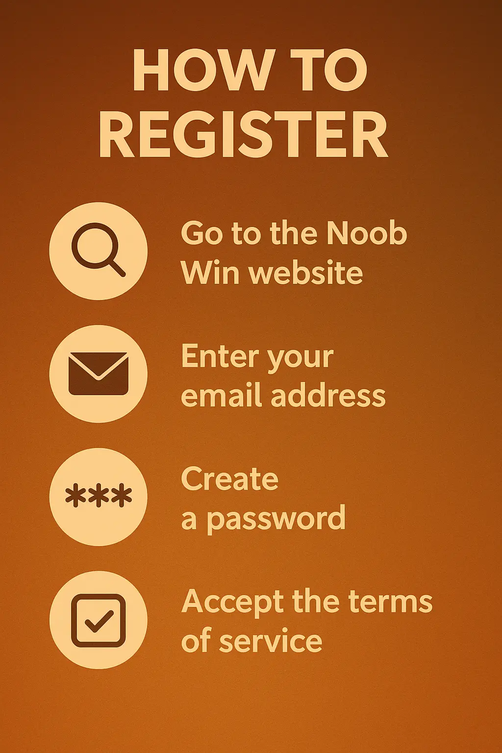 How to Register on Noob Win