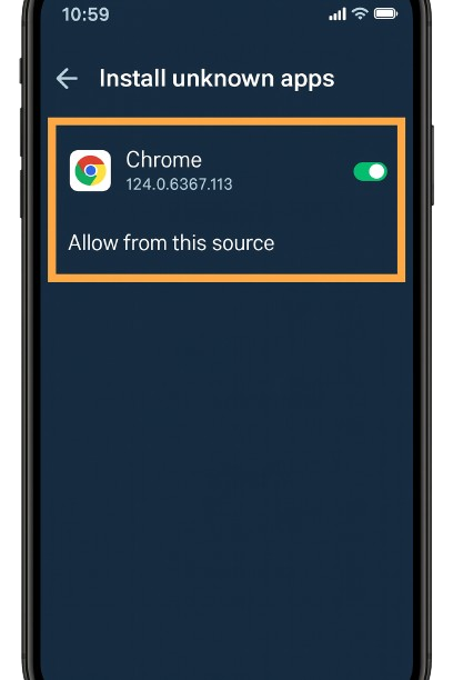 Download Noob Win Game for Android (Online Earning Game in Pakistan) 3 Enable unknown sources